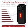 USUPERINK Car Alarm System, 113dB Fake Car Alarm, Motion Alarms for Cars Vehicle Security Alert Automotive Vibration Warning Interior Safety Red LED Light IP66 Waterproof, 2Pcs