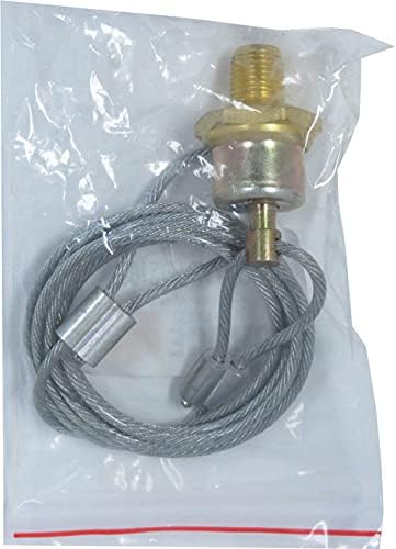 Miniatura 4 de TORQUE Válvula de drenaje de tanque de aire con válvula de cable de 60 pulgadas, válvula de drenaje del compresor de aire (reemplaza a Haldex 12105)