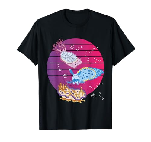 Nudibranquio Sea Slug Biólogo marino y acuarista Océano Camiseta