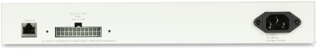 Fortinet FortiSwitch FS-224E-POE Rear Panel