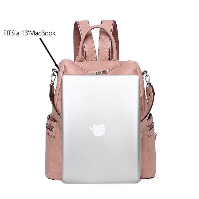 Image of Teen Girl Fashion Backpack Purses Multipurpose Design Handbags and Shoulder Bag Faux Leather Travel bag Casual Backpack With Shoulder printed Strap