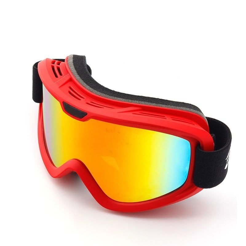 Lunettes de ski coupe-vent pour homme et femme, double pont, anti-buée, anti-reflets, protection UV