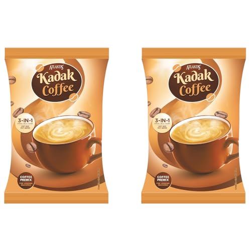 Image of ATLANTIS Kadak 3 In 1 Instant Coffee Premix Powder For Vending Machines 2 Kg (Premix Contains Coffee, Milk And Sugar) For Vending Machines And Manual Use, Box