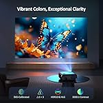 NexiGo PJ40 (Gen 3) Projector with WiFi and Bluetooth, D65 Calibrated, Native 1080P, 4K Supported, Projector for Outdoor Movies, 20W Speakers, Home Theater, Compatible w/TV Stick, iOS, Android - Image 3