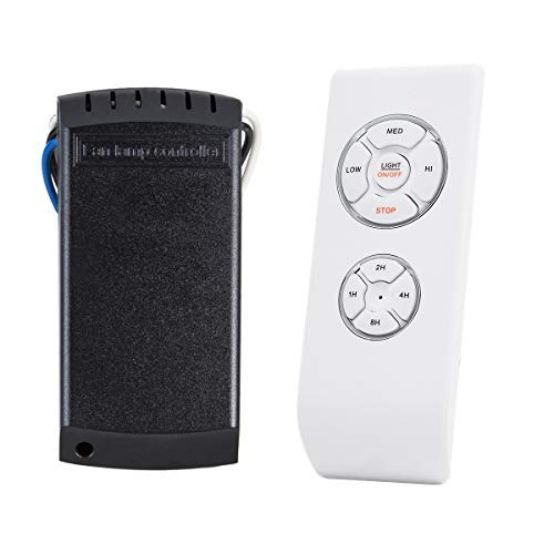 HUOLL Universal Ceiling Fan Light Remote Controller Kit & Timing Wireless Remote Control For Hunter,Harbor Breeze,Westinghouse,Honeywell