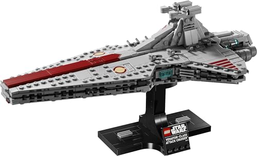 Image of LEGO Star Wars Venator-Class Attack Cruiser Starship Model Building Set for Adults - 75441
