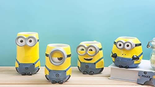 Zak Designs Despicable Me Kevin Minion 3D Sculpted Ceramic Coffee Mug For Hot Drinks, 14 Oz #TOP6