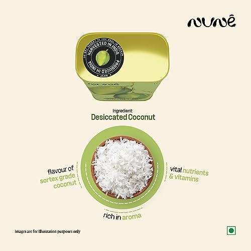 Image of Nune Virgin Cold Pressed Coconut Oil - 2 Litre Bottle (Pack of 2) With Pure & Certified Cooking Oil