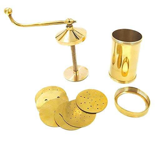 Yuktha Eternals Idiyappam/Murukku/Farsan Sev/Pasta Maker Machine Brass - Image 3