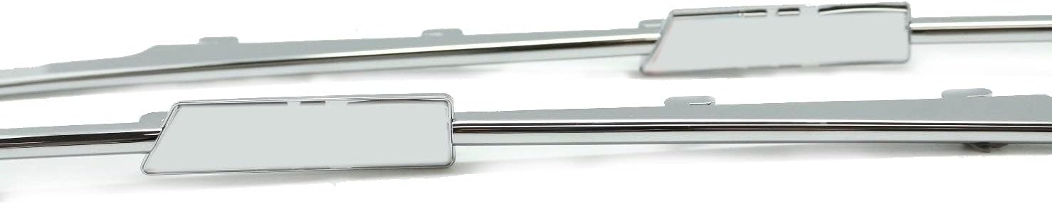 (2) Chrome Molding Side Fender Vent Grill Grille Trims For 6 M6 E63 E64