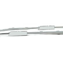 2 Chrome Molding Side Fender Vent Grill Grille Trims For 6 M6 E63 E64
