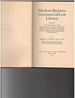 Modern Business Commercial Law Library: Volume 1 B0044U1D3A Book Cover