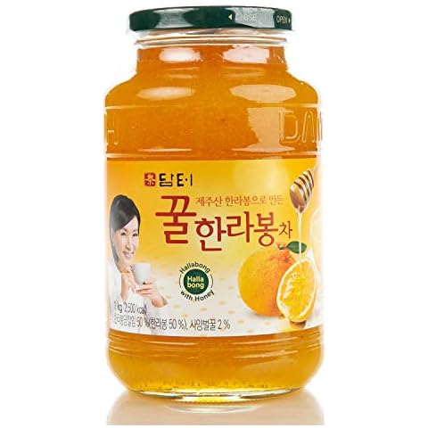 Damtuh Honey Jeju Hallabong Tangerine – Natural Sweetness with Real Tangerine Slices, No Artificial Additives – Perfect for Tea, Jam, or Salad Dressing – 2.2lb 1000g Cover