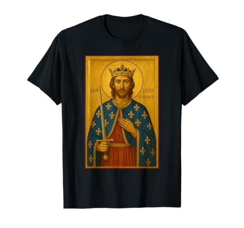 Orthodox St. Louis of France Icon T-Shirt