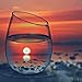 Produktbild Sunnay Diamond Painting,Sonnenuntergang Meer 5D Diamant Stickerei Full Drill Explosiver Baum 30 * 30 cm Phantom Schmetterlinge DIY Dekoration Malerei Kreuzstich Kit (Tasse Sonnenuntergang, 30 * 30cm)