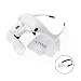 YTOM Headband Magnifier Head-mounted with 2 LED Light- Hands Free Headband Magnifying Glasses Loupe Visor for Electronics, Crafts, Watch Repair, Jewelry, Hobby: 1.0X, 1.5X, 2.0X, 2.5X, 3.5X