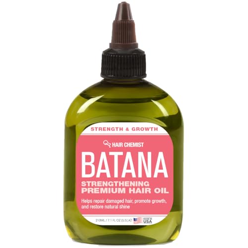 Hair Chemist Batana Strengthening Premium Hair Oil 7.1 oz. - Batana Hair Oil, Nourishing Batana Hair Growth Oil