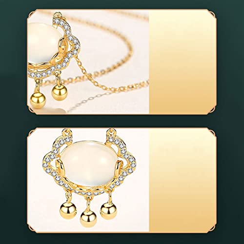 Collier calcédoine blanche en argent pour sublimer vos tenues ternes