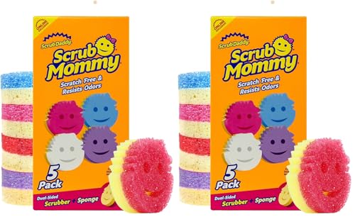 Scrub Mommy Dual-Sided Sponges 10-Pack (Multicoloured)
