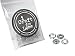100 SETS - OPEN RING PRONG NO SEW SNAP FASTENERS (400 Pieces) - SIZE 16 (7/16") (Silver)