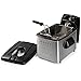 Produktbild Elektrische Edelstahl Fritteuse, 3Liter Inhalt, starke 2000Watt Leistung, silber
