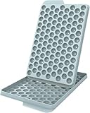 WIBIMEN Mini Ice Cube Trays, 0.55” Tiny Pebble Ice for Iced Coffee & Cocktails, Fast Chill, Easy Twist Release, Stackable (1 Pack, Blue)