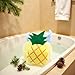 Yellow Pineapple Soft Fruit Shape Bath Puff Body Foam Bubble Net Ball Body Scrubber Shower Sponge Pouf Loofahs Mesh Shower Ball Loofah Bath Sponge for Kids Adults Beauty Bathing Bath Sponges