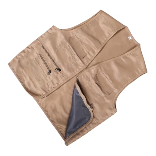 Chaleco utilitario resistente y duradero con múltiples bolsillos negro XXL