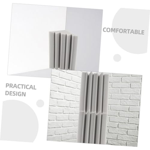 Totority 6 piezas Paneles de pared insonorizantes de baja frecuencia para tratamiento acústico, material de esponja, aislamiento de sonido para teatros, KTV y estudios de grabación miniatura 5