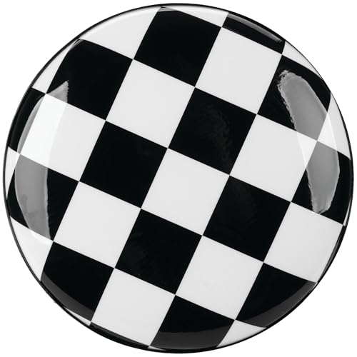 Image of Performance Tool W85023 28-1 /2-Inch Checkerboard 360 Degree Swivel Stool, Heavy Duty Steel Frame Is Perfect for Home, Bar and Shop