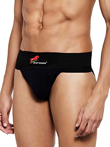 Image of JUST RIDER Gym Supporter for Men Sports Underwear for Men for Workout in Gym Stretchable Cotton Supporter for Gym Workout for Men Quick Dry, Moisture Wicking Supporter for Cricket, Gym, Running