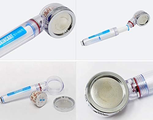 Shower Head with Filiter Skin Care High Pressure Anion primary sediment filters and secondary head filters,high water pressure&anion,rust removal