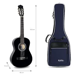 Rocktile housse pour guitare classique – rembourré avec bretelles (bleu) - Les Beatles, Paul McCartney, John Lennon, RIngo Starr, George Harrison Rocktile housse pour guitare classique – rembourré avec bretelles (bleu) – Image 3