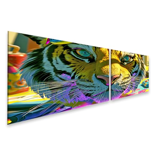 Image sur toile tigre vivant décoration murale salon