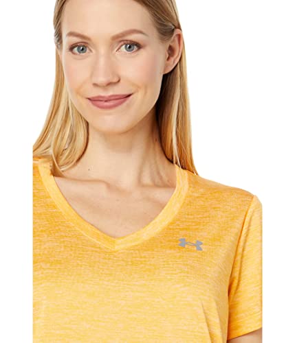 Image of Under Armour Womens Tech V-Neck Twist Short-Sleeve T-Shirt