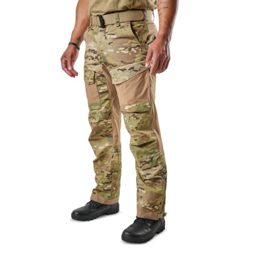 Image of Tru-Spec Xpedition Tactical Pants for Men - Water-Resistant Outdoor Work & Hiking Pants with Dual Zippered Cooling Vents | Water-Resistant Outdoor Work & Hiking Pants, Dual Zippered Cooling Vents, Ripstop Fabric, 4-Way Stretch Panels
