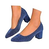 Chaussures à paillettes pour femmes : ces chaussures à paillettes pour femmes (surface scintillante + talon stable) sont polyvalentes – comme chaussures de cérémonie pour les mariages ou comme chaussures de carnaval pour les fêtes à thème, faciles à nettoyer et durables.
