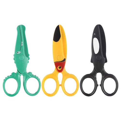 3 PCSキッズトレーニングハサルズ漫画家学校とオフィスの活動のための動物クラフト