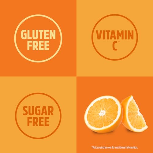 Image of Sqwincher Zero Qwik Stik, Orange, Sugar Free, Low Calorie, Sodium Electrolyte Powder Hydration Drink Mix, .11 0z Packet (Pack of 50)