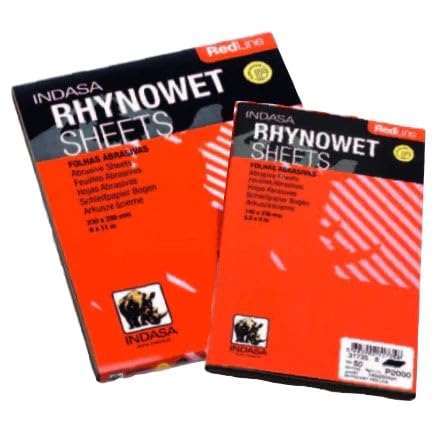 Buy Indasa Redline Rhynowet Wet & Dry Sanding Sheets, 6 & 7 Series 5.5" x 9" / 1200