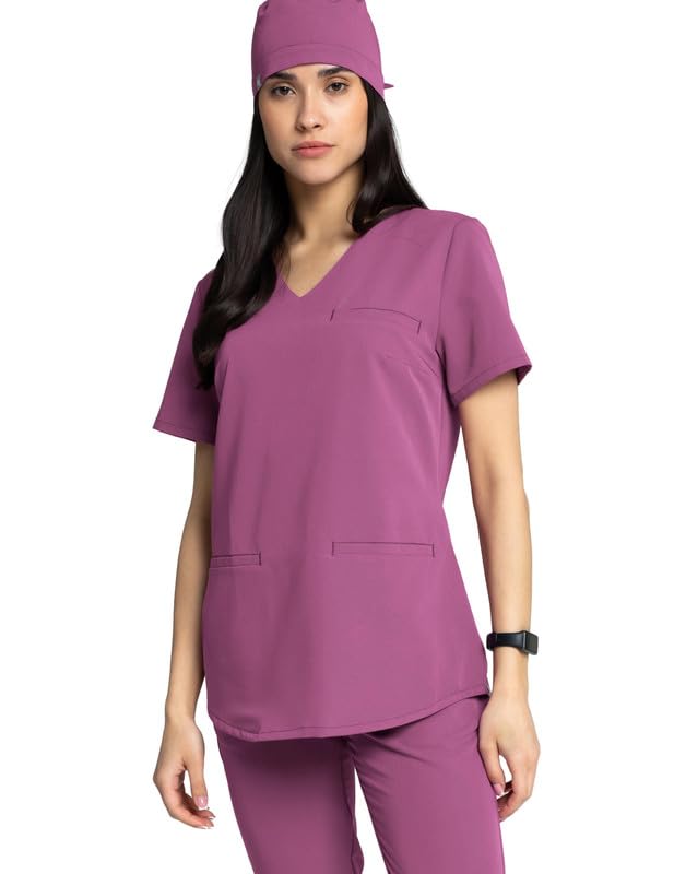 Casacca da donna Grace per il medico e la cura – Casacca moderna e comoda con tre pratiche tasche – Abbigliamento medico professionale