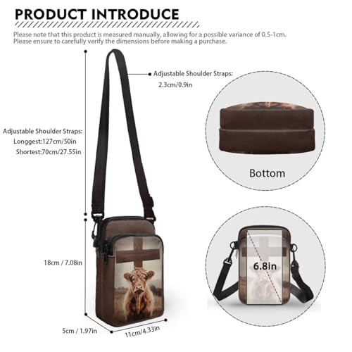 Image of Xpyiqun Small Crossbody Bag Women Phone Purses Sling Shoulder Handbag Cross Body Pouch Wallet Bags