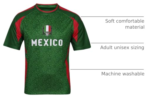 SINLEISI Mexico 2026 World Cup Fan Soccer Jersey (Mexico, X-Large) by SINLEISI - Used condition - Image 4