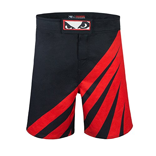 Bad Boy - Training Series Shorts MMA Training and Workouts - (Black/Red - Large)