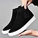 Eliogn Men's Fashion Casual Sports Shoes Chelsea Boots Simple Business Casual Shoes Outdoor Sports Walking Black White 42