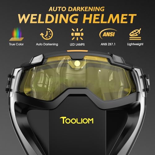 TOOLIOM Auto Darkening Welding Goggles