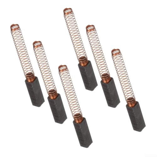 UTTASU Lot de 6 balais de charbon pour mélangeur sur pied W10380496 9706416 compatibles avec 4K45SS 4K5SS 4K5SS 4KSM150 5K45SS 5K5SS KSM100 KSM103 KSM110 Accessoires d'outils électriques