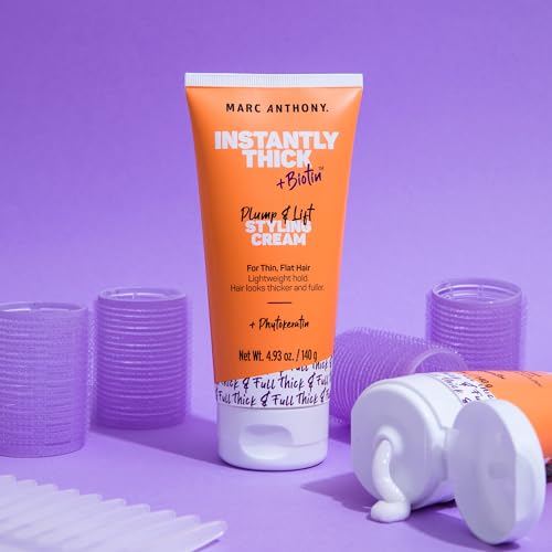 Marc Anthony FJFIEJFOK221 Styling Hair Cream, Instantly Thickening Biotin & Vitamin E Hair Cream, Lightweight Hold For Thicker & Fuller Volumizing Product thumb #2