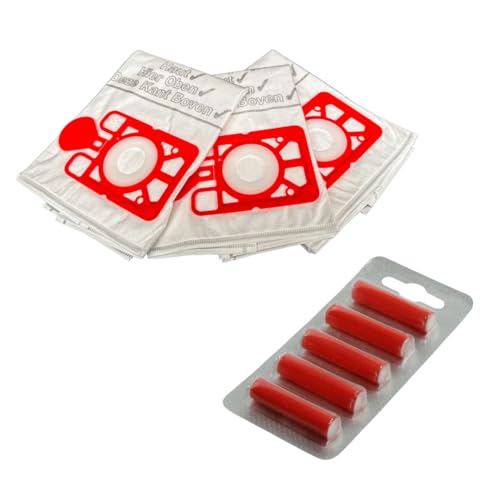 Genuine Numatic Hepa-Flo Hoover Bags Henry Hetty NRV Vacuum Cleaner Dust Bags (Pack of 3 + 5 Freshener Sticks)