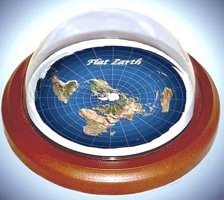 Flat Earth Map Dome Display Model